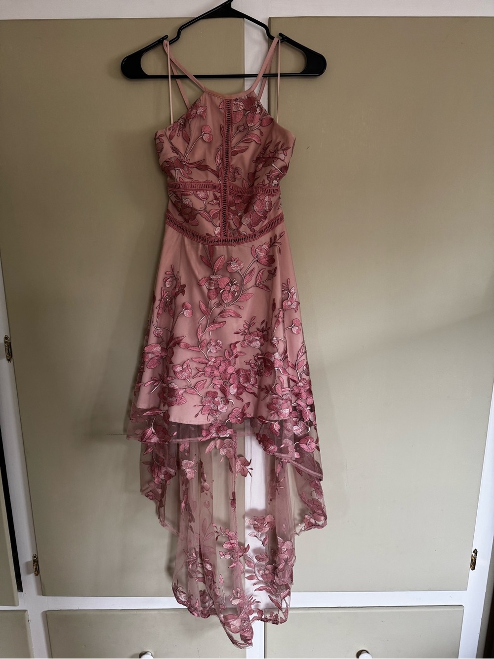 High low floral dress